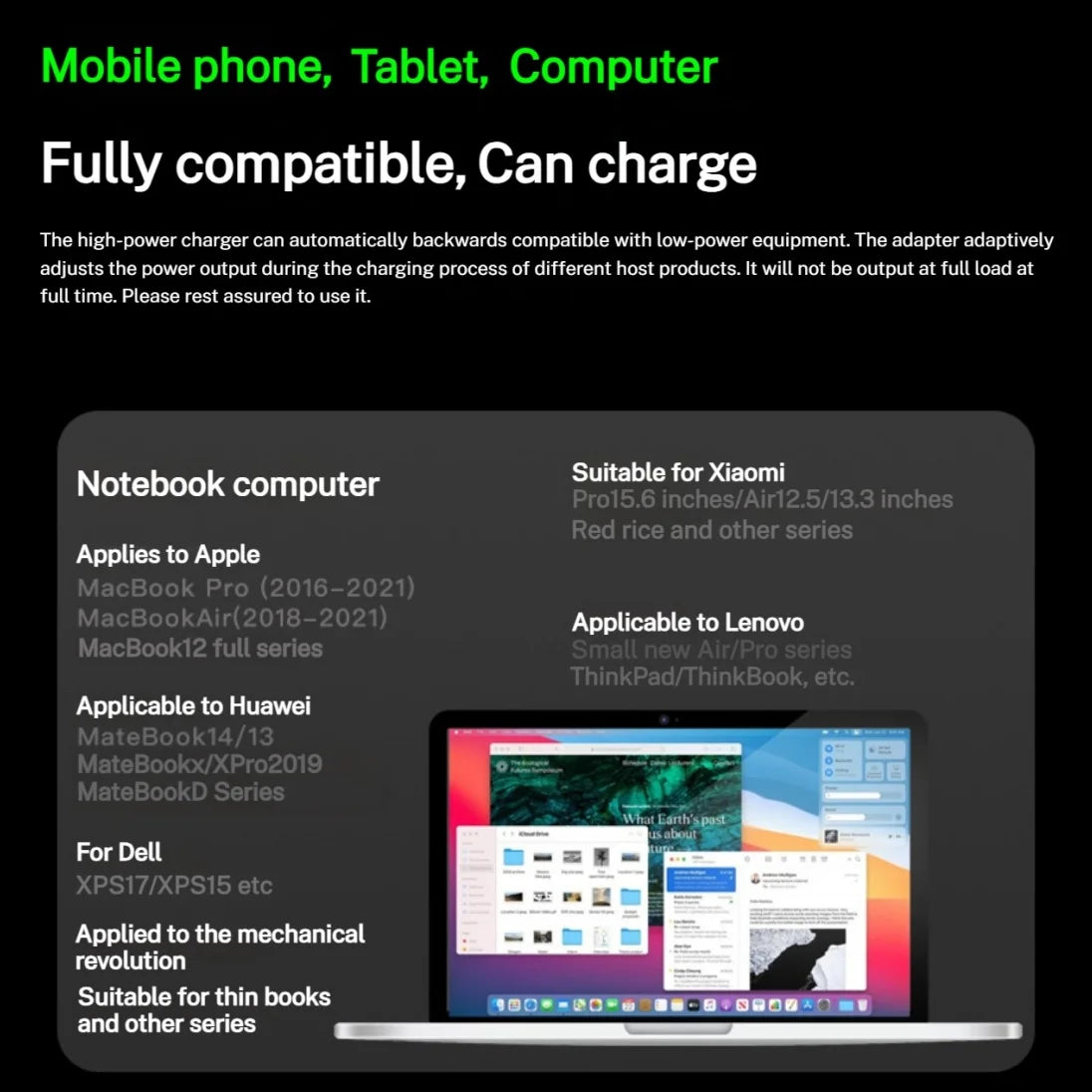 VoltCore – Cargador USB-C de 96W
